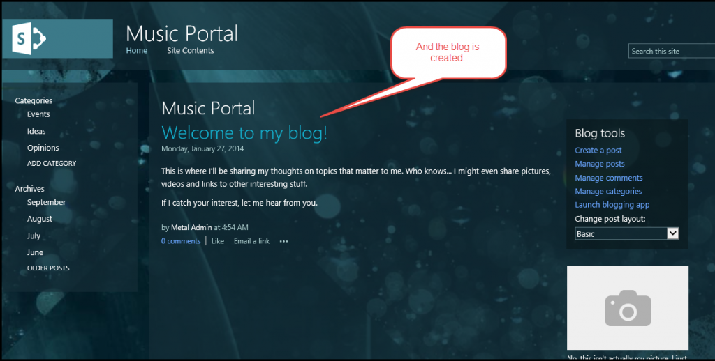 how to create blog screen 7